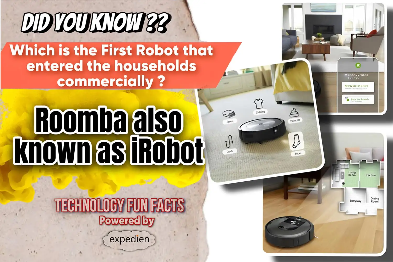 Did you know about one of the first Robots that entered in the Household? Roomba also known as as iRobot now owned by Amazon & being sold exclusively by the company.